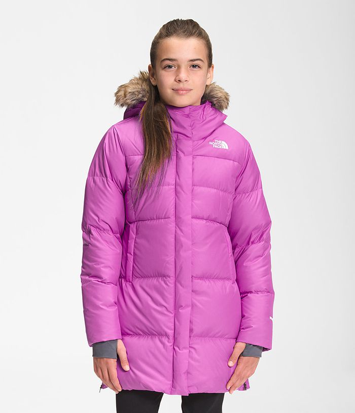 Casaca The North Face Niña Dealio Fitted Parka Moradas - Peru 53769TMQY